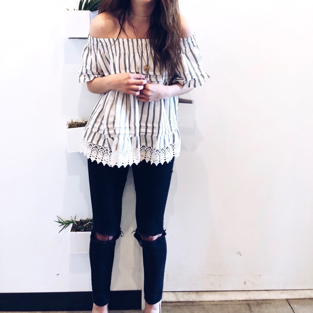 Off the shoulder top